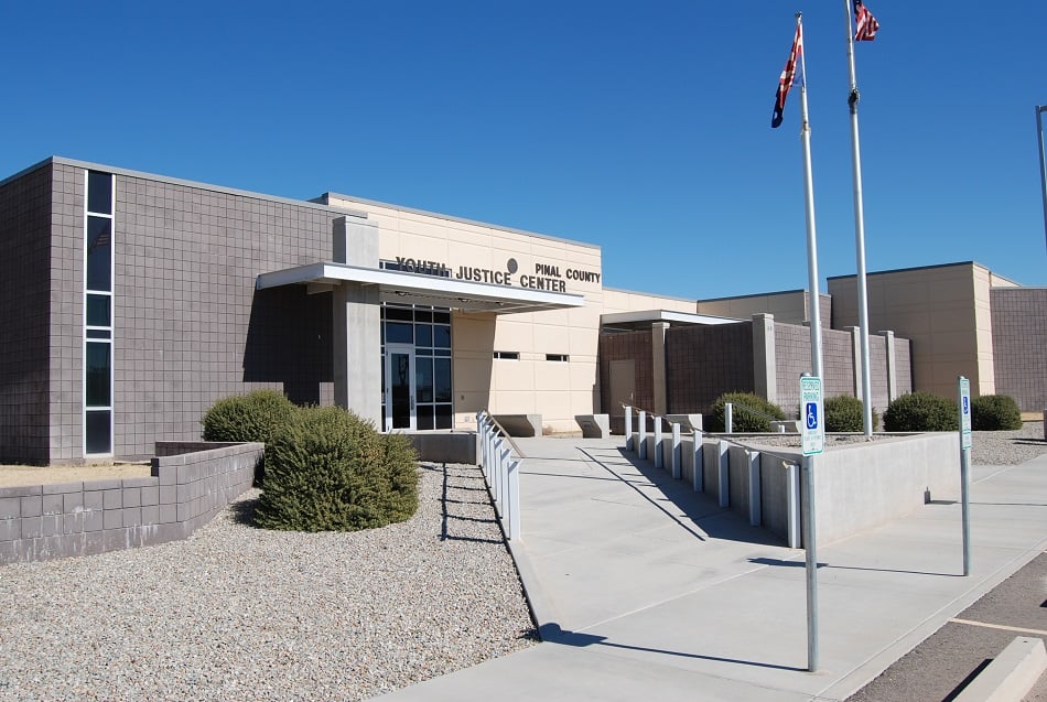 Entrance to Pinal County Detention Center