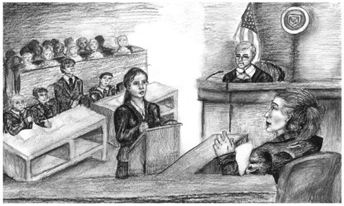 Courtroom Artist Contest Icon